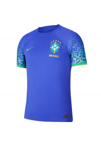 Fotbalové Dres Brazílie Venkovní Oblečení MS 2022 Krátký Rukáv